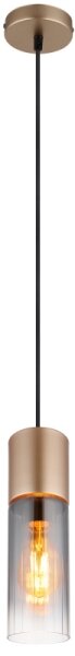 Globo 21000HCA - Závesné svietidlo ANNIKA na lane 1xE27/25W/230V, priemer 10,5 cm