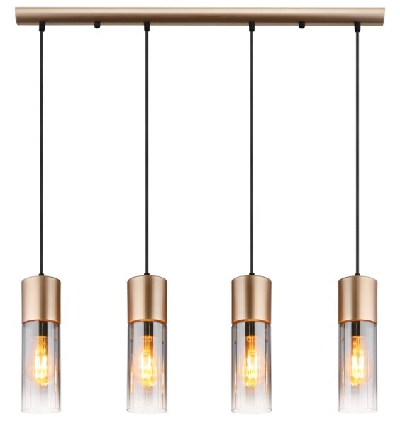 Globo 21000-4HCA - Závesný luster na lane ANNIKA 4xE27/25W/230V