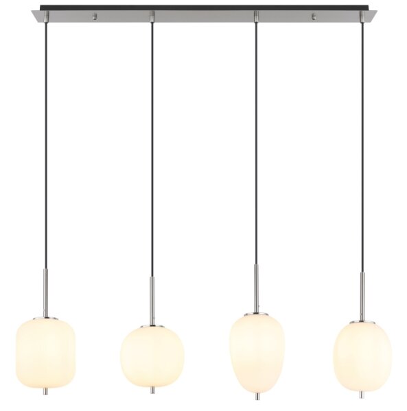 Globo 15345-4NO - Luster na lanku BLACKY I 4xE14/40W/230V