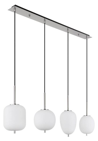 Globo 15345-4NO - Luster na lanku BLACKY I 4xE14/40W/230V