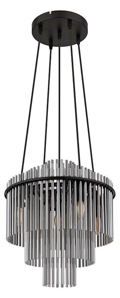 Globo 15698H2 - Luster na lanku GORLEY 5xE14/40W/230V čierna