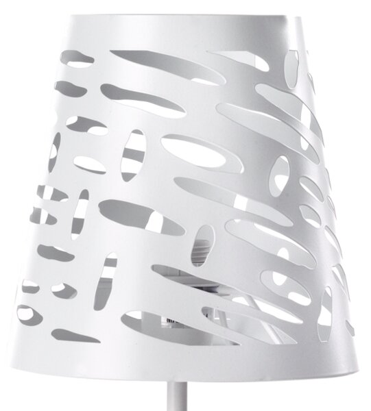 ONLI - Stolná lampa RICKY 1xE14/10W/230V 28 cm biela