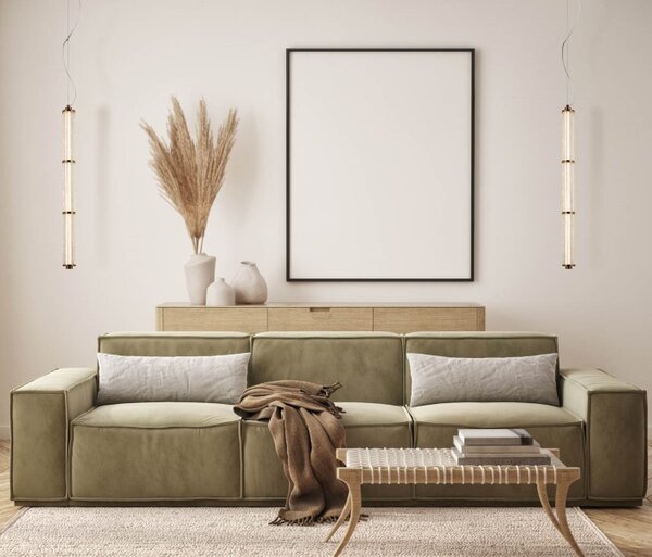 LED závesné svietidlo 780 lm 3000K priehľadná ITALUX Sanpo PND-26384-3V-GD-CL