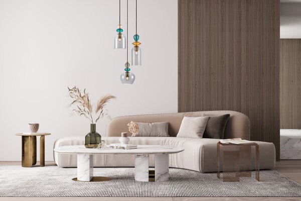 Závesné svietidlo 3x E27 šedá ITALUX Busco PND-30263-3A-BRO-SG