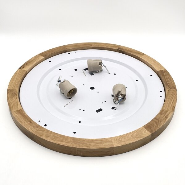 Brilagi - LED Stropné svietidlo BELLADONNA 3xE27/15W/230V pr. 50 cm krémová/dub