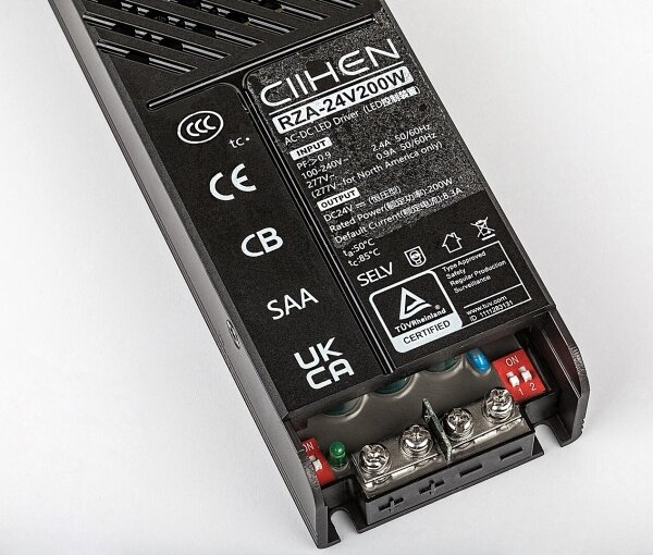 Rabalux 70207 - Zapustený nap. zdroj pre svietidlá v liš. sys. LiTrack 200W/24V