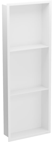 Mexen X-Wall-R, polička na zapustenie na obklad s golierom 90 x 30 cm, biela, 1920903010S