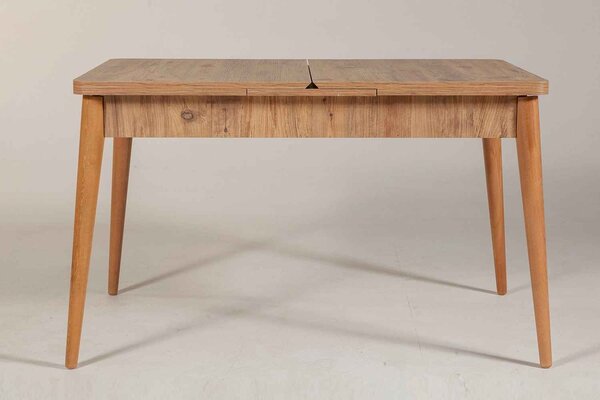 Rozkladací jedálenský stôl Olenna 130 - 165 cm borovica