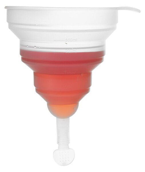 Lievik so špuntom KEMP pr. 12 cm