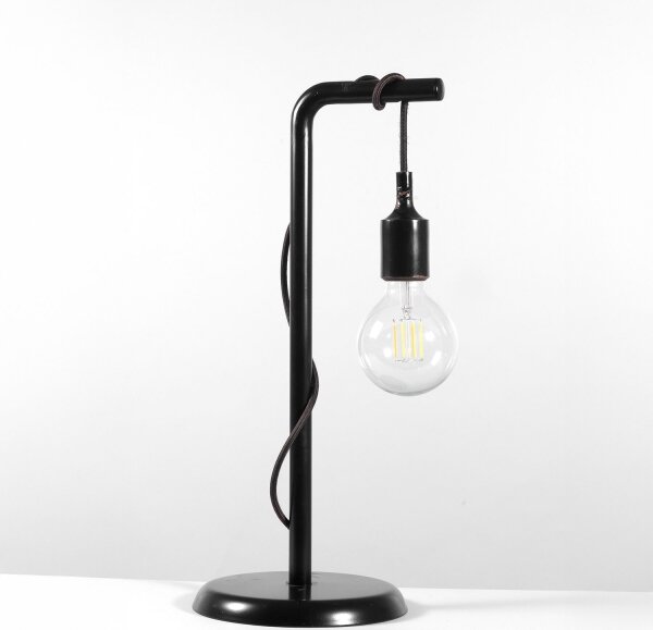 ONLI - Stolná lampa WIRE 1xE27/15W/230V 50 cm čierna