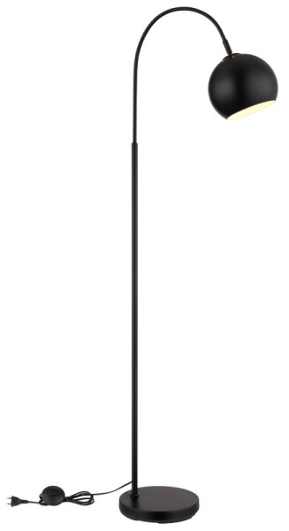 Globo 24779B - Stojacia lampa BENNO 1xE27/60W/230V čierna