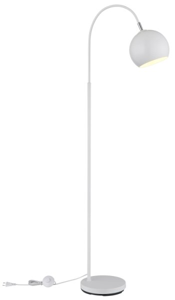 Globo 24779W - Stojacia lampa BENNO 1xE27/60W/230V biela