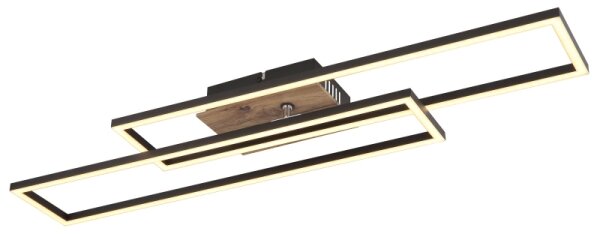 Globo 67208-30 - LED Stropné svietidlo DAKARI LED/30W/230V 3000K 60x80 cm čierna