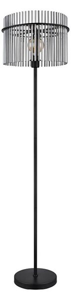 Globo 15698S - Stojacia lampa GORLEY 1xE27/60W/230V čierna