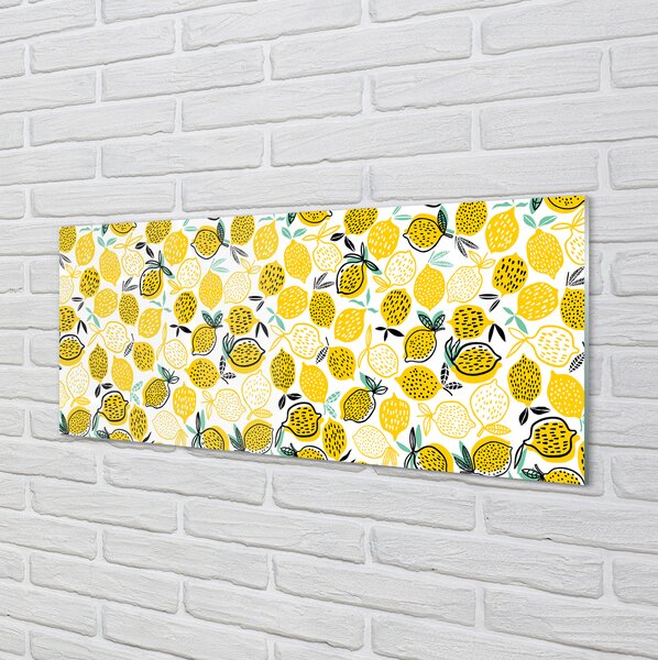 Obraz plexi Citróny 120x60 cm 2 Prívesky