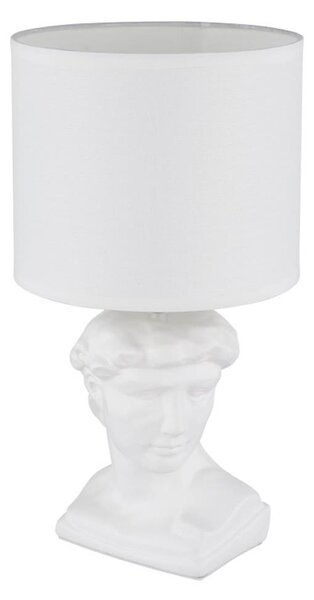 Globo 21732W - Stolná lampa HERMES 1xE14/40W/230V biela