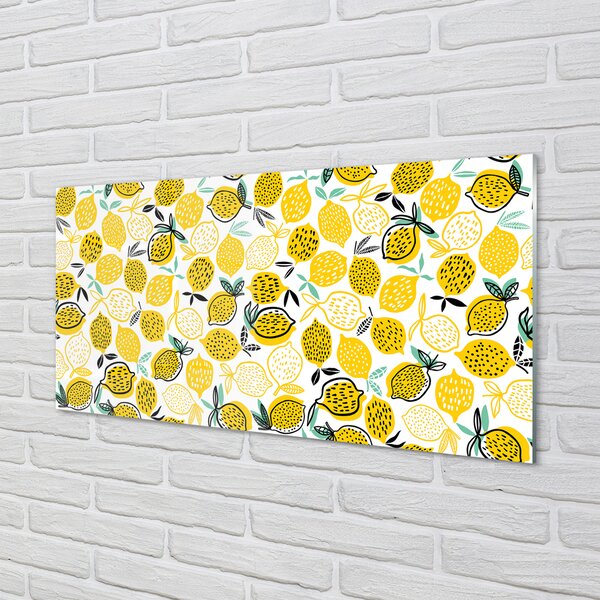 Obraz plexi Citróny 120x60 cm 2 Prívesky