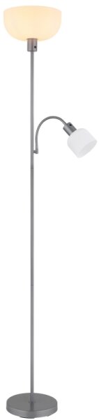 Globo 59947 - Stojacia lampa HINTON 1xE27/40W/230V + 1xE14/25W