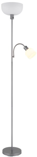 Globo 59947 - Stojacia lampa HINTON 1xE27/40W/230V + 1xE14/25W