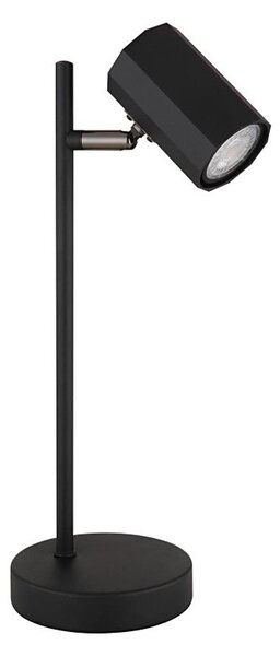 Globo 57918TB - Stolná lampa JAMES 1xGU10/5W/230V čierna