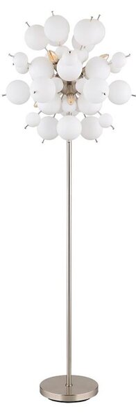 Globo 15633SO - Stojacia lampa UDO 6xE14/25W/230V biela