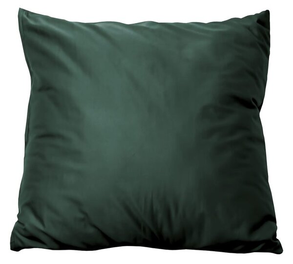 Polášek Povlak na vankúš z bavlneného saténu - Dark green | 50 x 50 cm