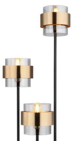 Globo 15560S - Stojacia lampa MILLEY 3xE27/60W/230V