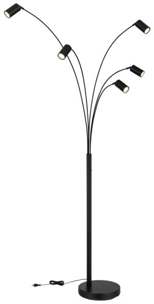 Globo 57910-5S - Stojacia lampa ROBBY 5xGU10/35W/230V