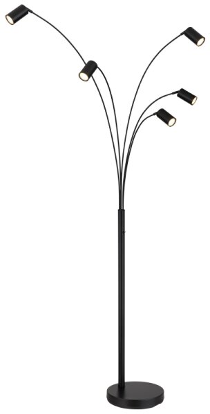 Globo 57910-5S - Stojacia lampa ROBBY 5xGU10/35W/230V