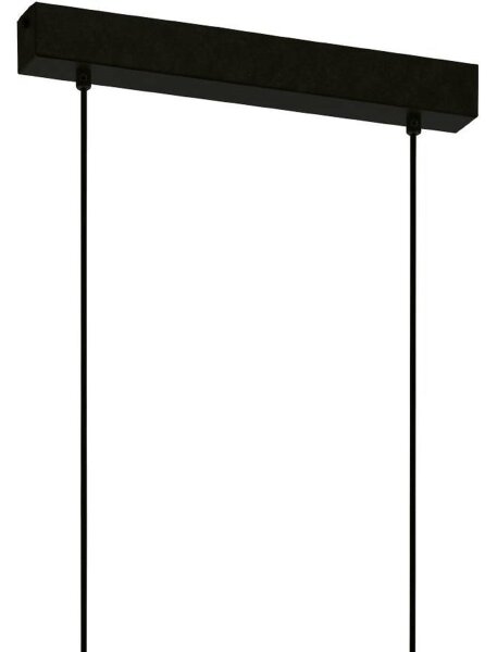 Eglo 43712 - Luster na lanku TOWNSHEND 6xE27/60W/230V čierna