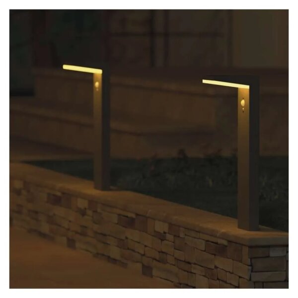 LED solárna lampa so senzorom LED/4,4W/3,7V 2200 mAh IP44