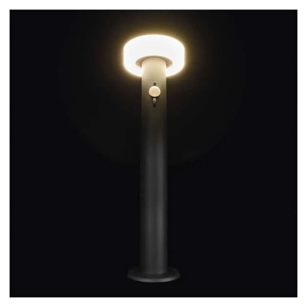 LED solárna lampa so senzorom LED/2W/3,7V 1200 mAh IP44 50 cm