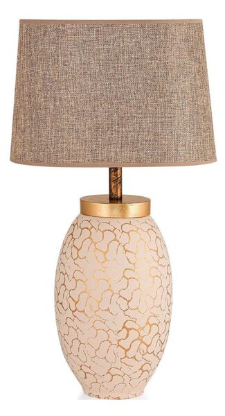 Stolná lampa 1xE27/40W/230V béžová/zlatá