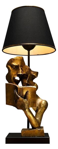 Stolná lampa LECTURE 1xE27/40W/230V čierna/zlatá