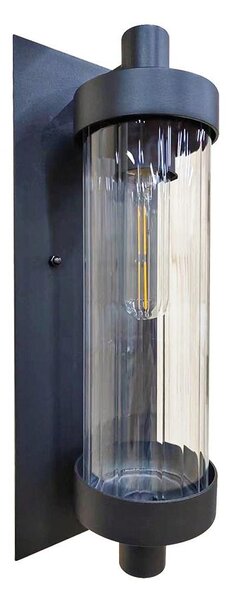 Prezent 28213A - Vonkajšie nástenné svietidlo VERTICA 1xE27/35W/230V IP54 čierna