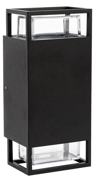 Prezent 28211A - Vonkajšie nástenné svietidlo EVENTO 2xGU10/35W/230V IP54 čierna