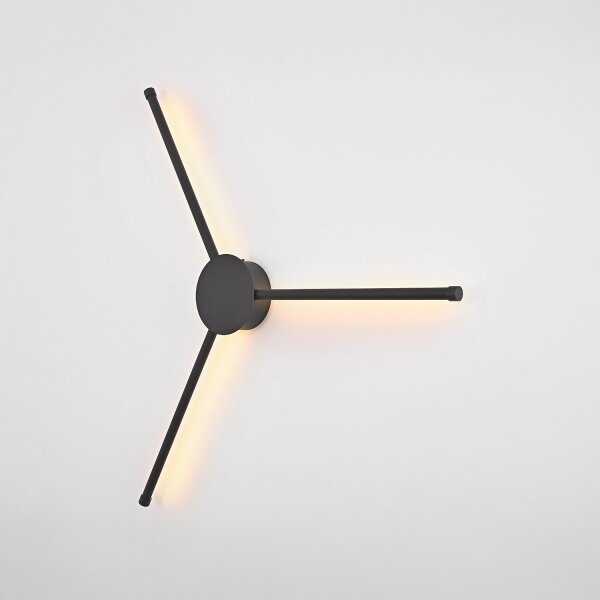 Brilagi - LED Nástenné svietidlo LUGO TRE LED/14W/230V čierna