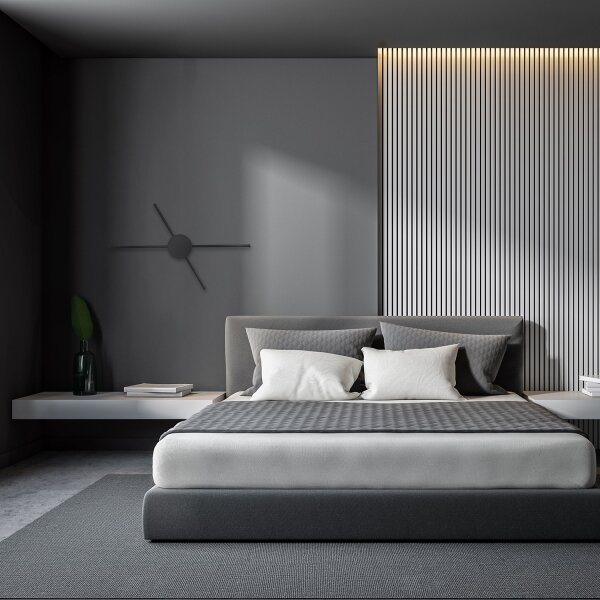 Brilagi - LED Nástenné svietidlo LUGO QUATTRO LED/16W/230V čierna