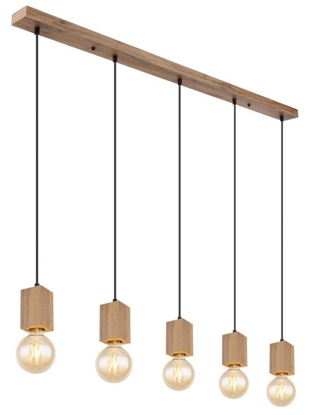 Globo 15655-5H - Luster na lanku ERNA 5xE27/60W/230V