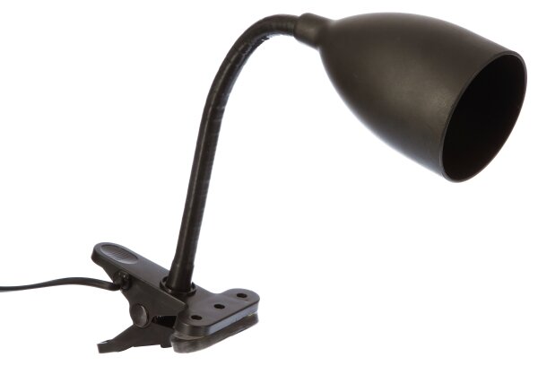 Atmosphera - Lampa s klipom SILY 1xE14/7W/230V čierna