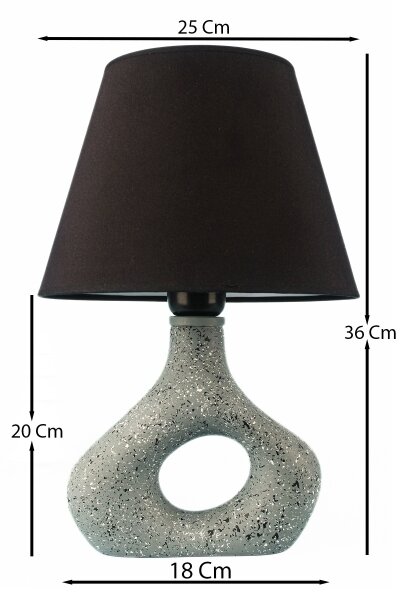 Stolná lampa 1xE27/40W/230V čierna/zelená
