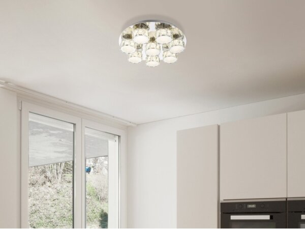 Globo 49350D5 - LED Stm. stropné svietidlo AMUR LED/64W/230V 4000K pr. 50 cm
