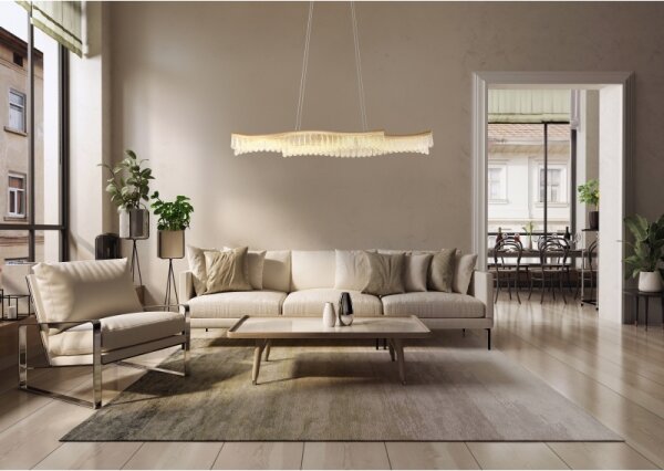 Globo 67348HG - LED Luster na lanku JULIET LED/35W/230V 3200K zlatá