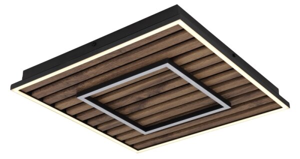 Globo 67345D1 - LED stropné svietidlo WOODY LED/36W/230V 3000K 45x45 cm