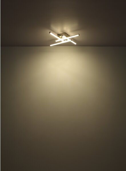 Globo 67346-24 - LED Stropné svietidlo KIRINA LED/24W/230V 4000K matný chróm