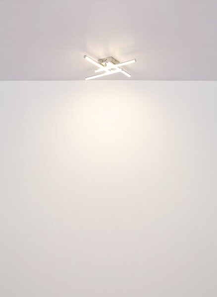 Globo 67346-24 - LED Stropné svietidlo KIRINA LED/24W/230V 4000K matný chróm