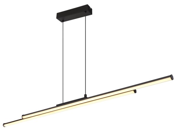 Globo 67342-24H - LED Luster na lanku KIRINA LED/24W/230V 3000K čierna