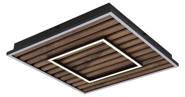 Globo 67345D1 - LED stropné svietidlo WOODY LED/36W/230V 3000K 45x45 cm