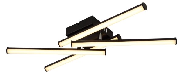 Globo 67342-24 - LED Stropné svietidlo KIRINA LED/24W/230V 3000K čierna