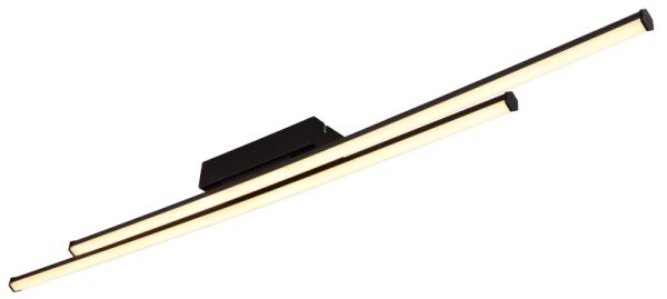 Globo 67342-24D - LED Stropné svietidlo KIRINA LED/24W/230V 3000K čierna
